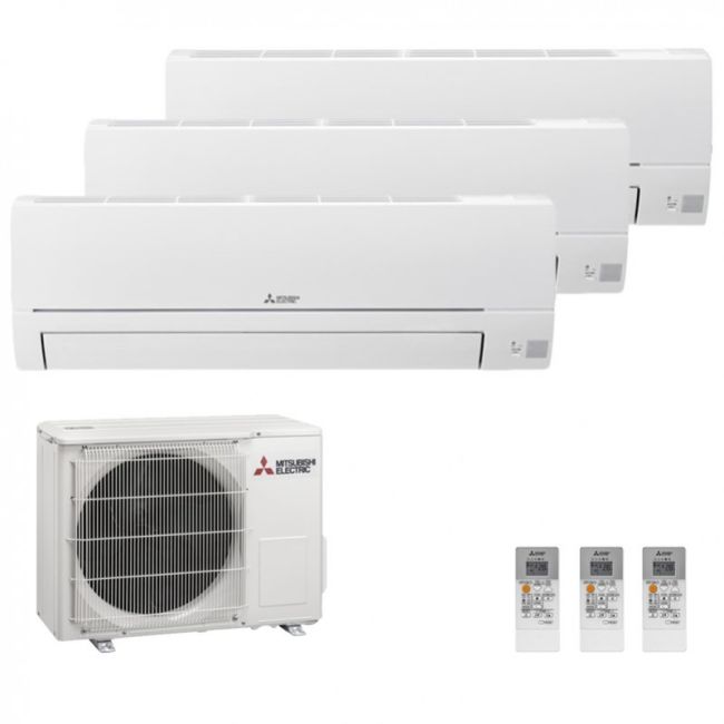 Mitsubishi Electric MXZ-3HA50 MultiSplit + 2xMSZ-DW25VF + 1xMSZ-DW35VF