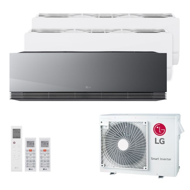 LG Multisplit MU4R25 + ARTCOOL AI MIRROR AA12SP + SPECIAL W EZ09CSN + SPECIAL W EZ09CSN