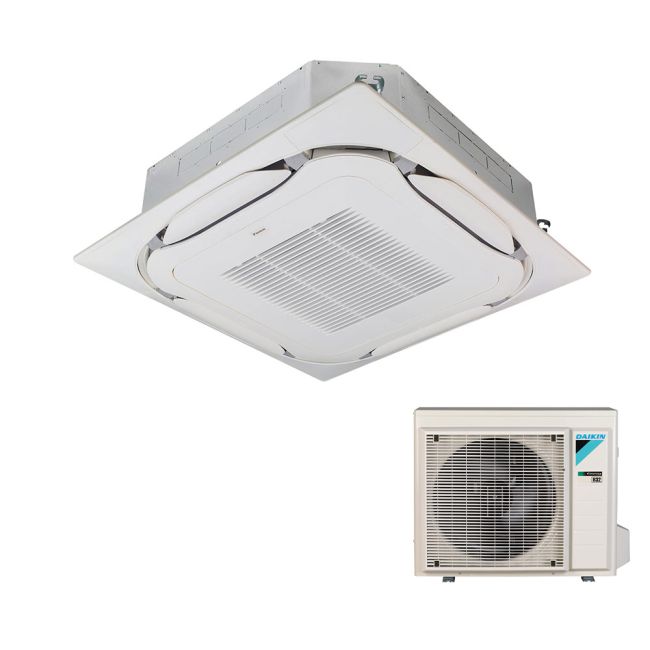 Daikin Ceiling Cassette FCAG71B+ARXM71R (1-phase) Sky Air Active series with round flow cassette 