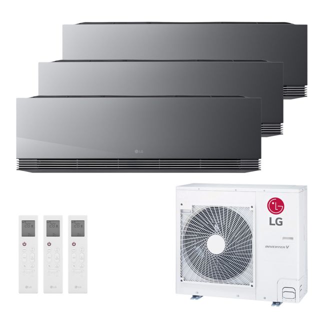 LG Multisplit MU5R30 + ARTCOOL AI AIR Mirror AA12SP + AA12SP + AA12SP