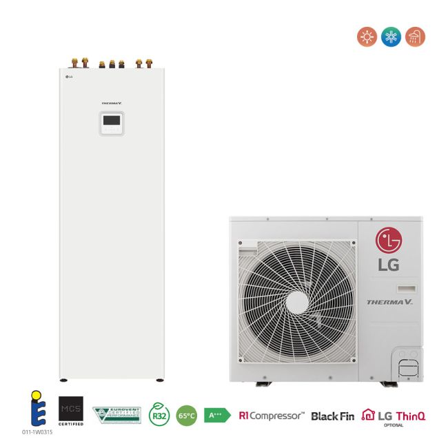 LG Therma V R32 Split IWT KIT HU071MR.U44 + HN0913T.NK0 7kW 1Phase