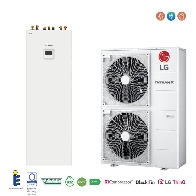 LG Therma V R32 Hydrosplit IWT KIT HU161MRB.U30 + HN1616Y.NB1 16kW 1Phase