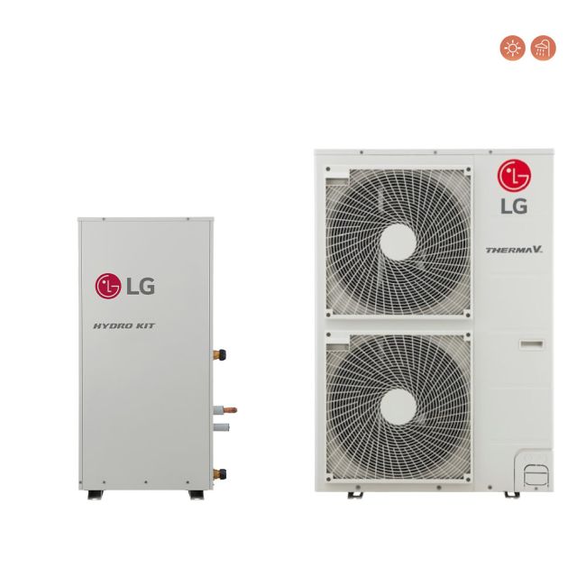 LG Therma V High Temperature KIT HU161HA.U33+HN1610H.NK3 16kW 1Phase